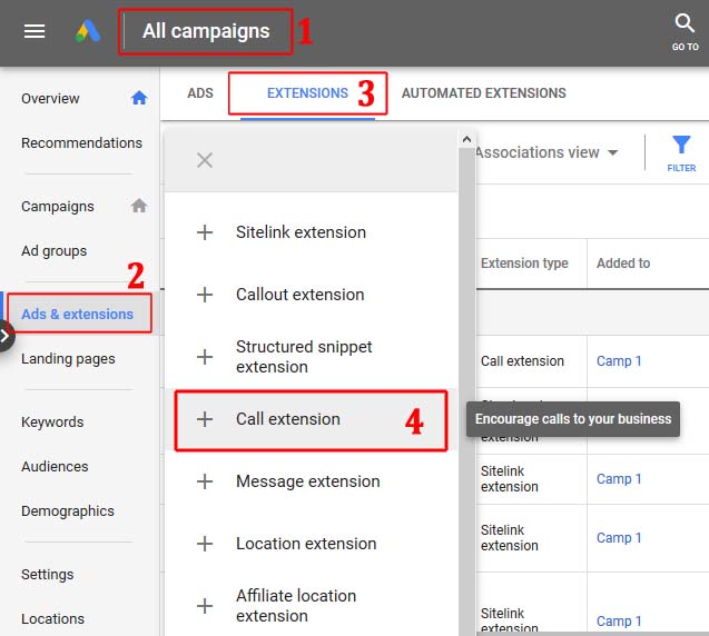 مراحل اضافه کردن شماره ایران به گوگل ادز