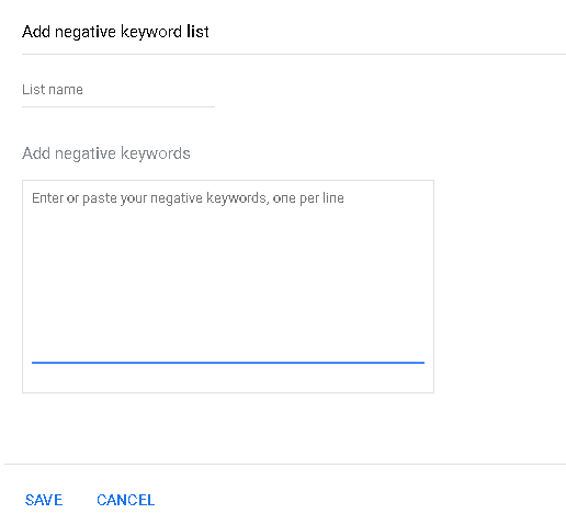  لیست Negative Keywords